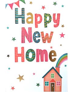 Happy New Home Card. 19x13cm