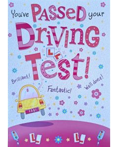 You've Passed Your Driving Test Card. 19x13cm
