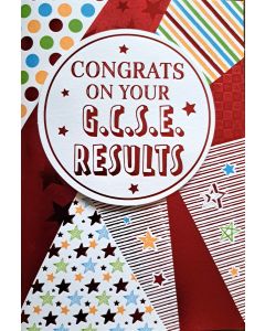 GCSE Results Congratulations Card, 19x13cm, All your hard work has paid off!