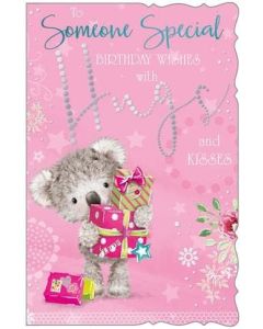 Someone Special Birthday Card For Female. 23x15cm (9x6 Inches)