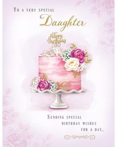 To A Very Special Daughter Birthday Card 19x13cm