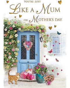 You're Just Like A Mum Mother's Day Card. 23x15cm (9x6 Inches)