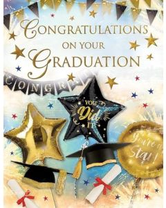 Congratulations  On Your Graduation. 19x13cm (8x6 Inches)