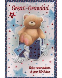 Great Grandad Enjoy Every Minute Of Your Birthday Card. 23x15cm