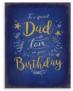 To A Special Dad Birthday Card 19x13cm (8x6 cm)