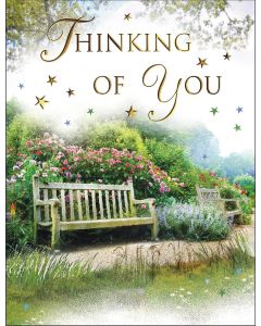 Thinking Of You Card. 19x13cm