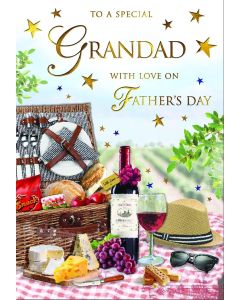 Father's Day Card Grandad 23x15cm (9x6 Inches)