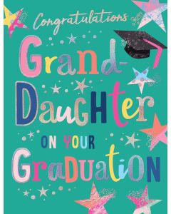 Daughter Graduation Congratulations Card. 19x13cm (8x6 Inches)